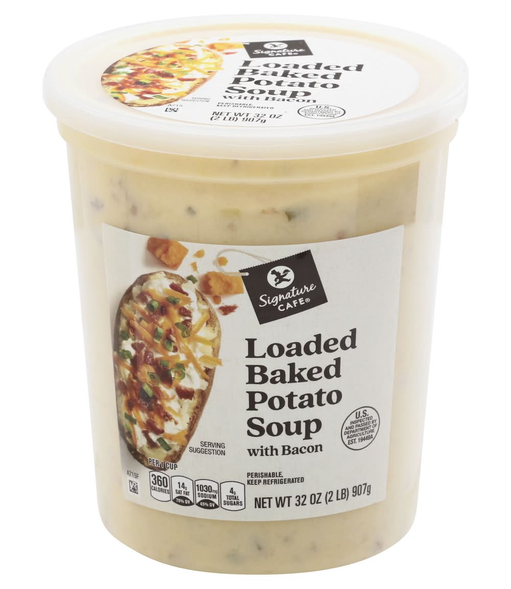 Signature Cafe Loaded Baked Potato Soup With Bacon (32 oz)