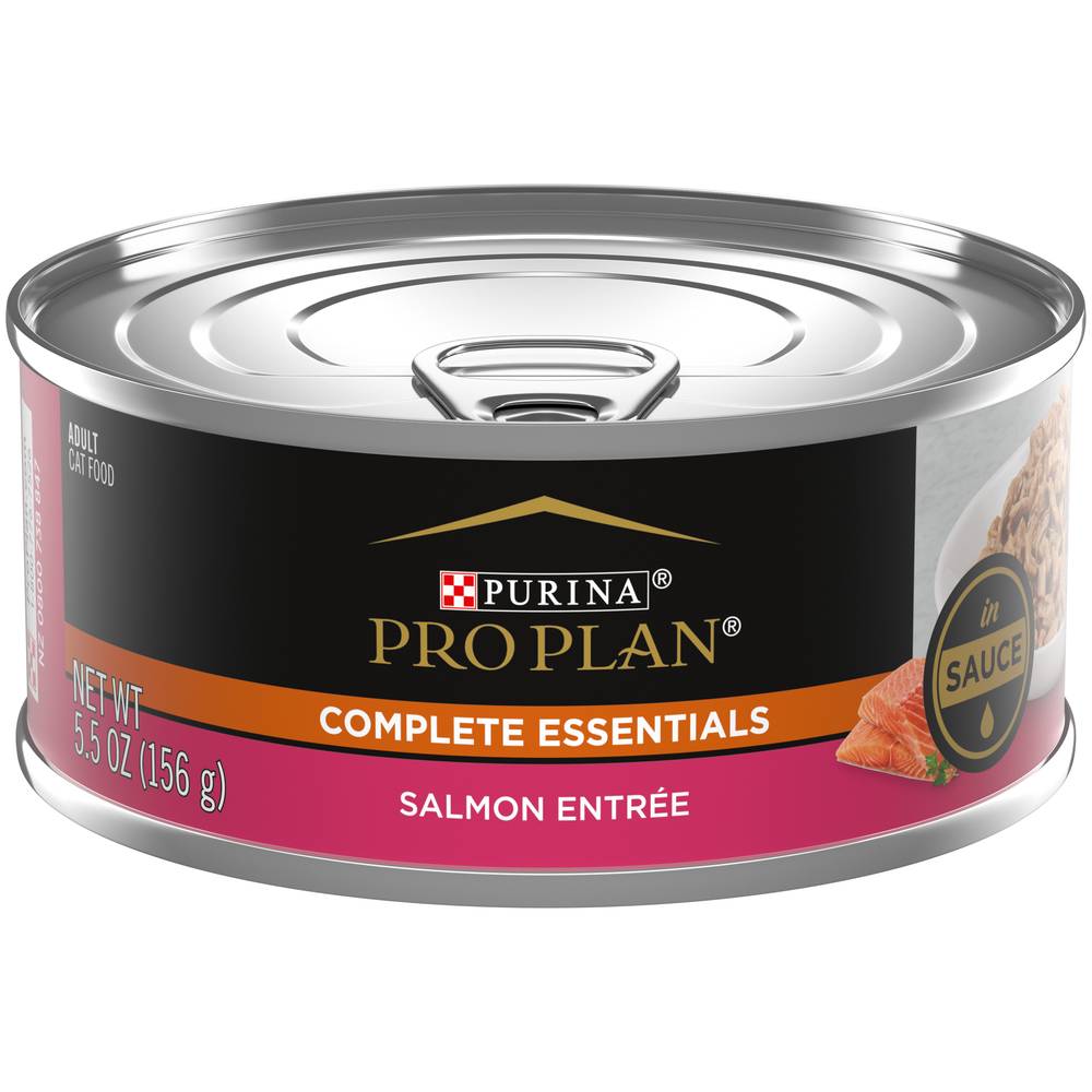 Purina Pro Plan Complete Essentials Wet Cat Food, Salmon (5.5 oz)