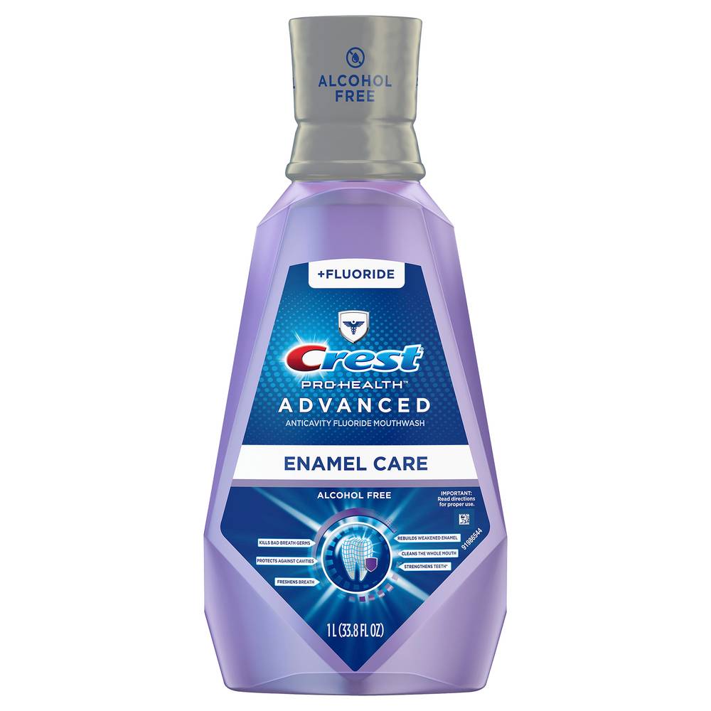 CREST Anticavity Fluoride Enamel Care Advanced Mouthwash (1 L)