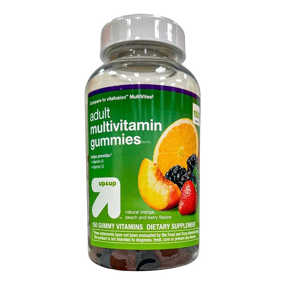 Up&Up Adult Multivitamin Gummies (orange, peach & berry)
