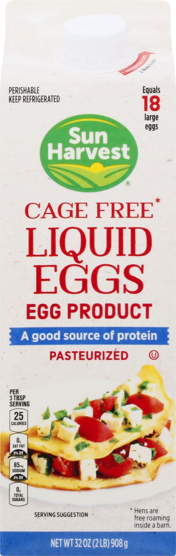Sun Harvest Cage Free Liquid Eggs (2 lbs)
