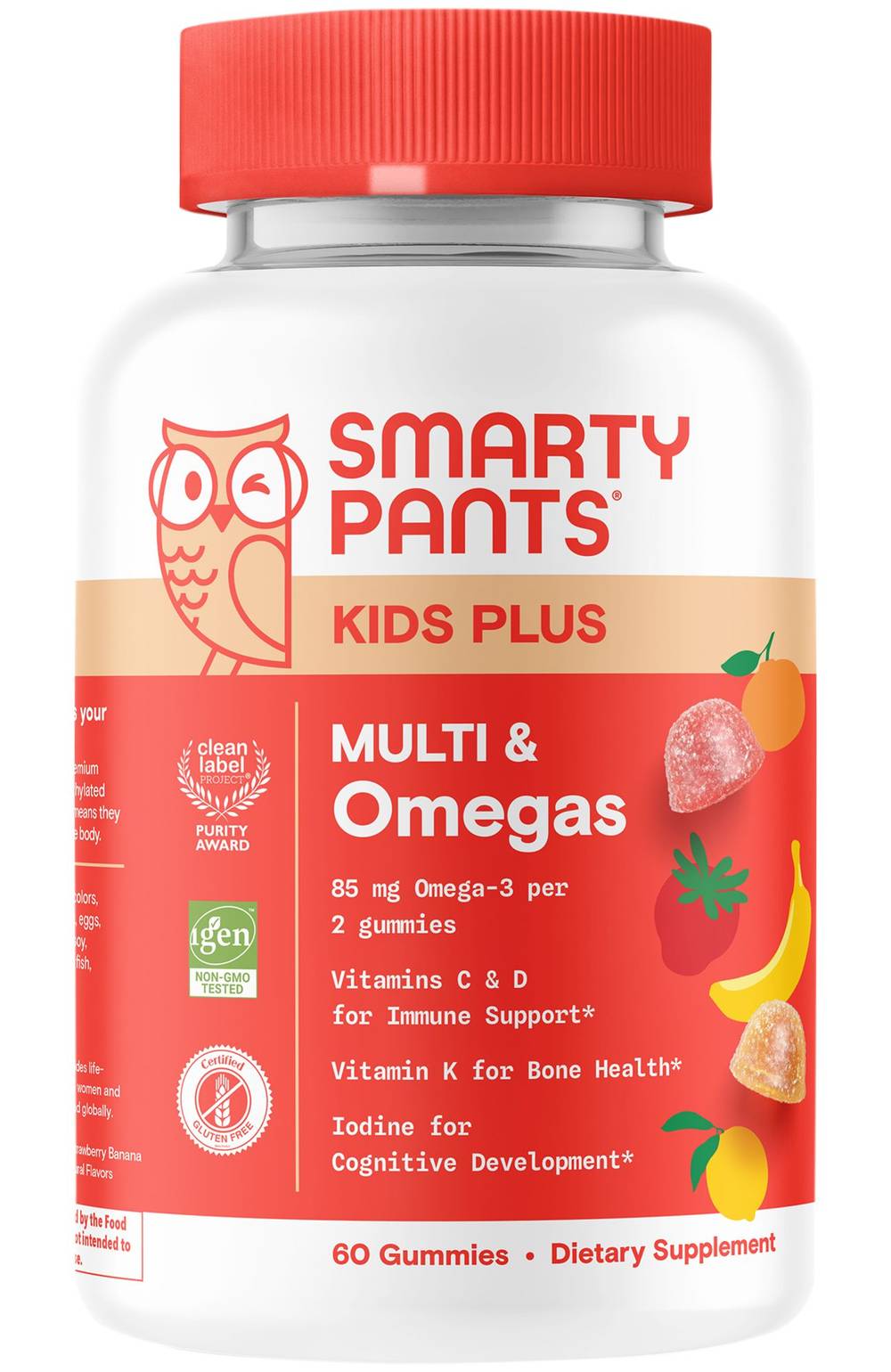 Kids Multi & Omegas Gummies - Mixed Fruit (60 Gummies)