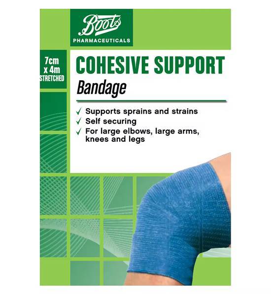 Boots Cohesive Support Bandage (7cm x 4m)