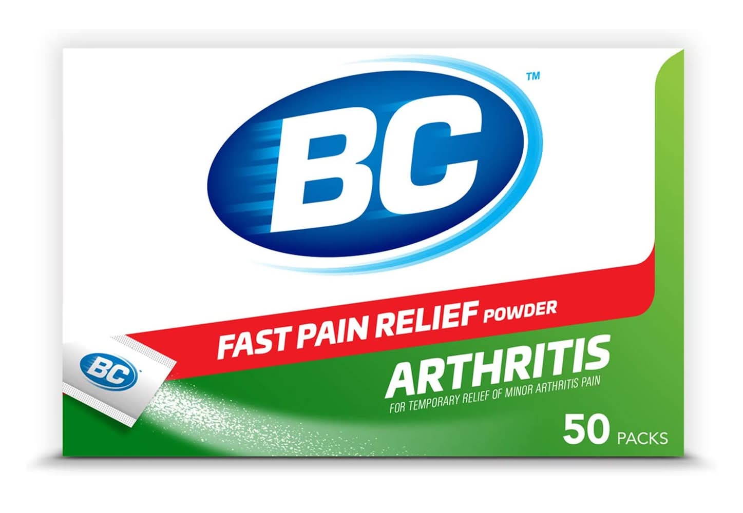 BC Aspirin Fast Pain Relief Arthritis Pain Powder (0.3 lbs, 50 ct)
