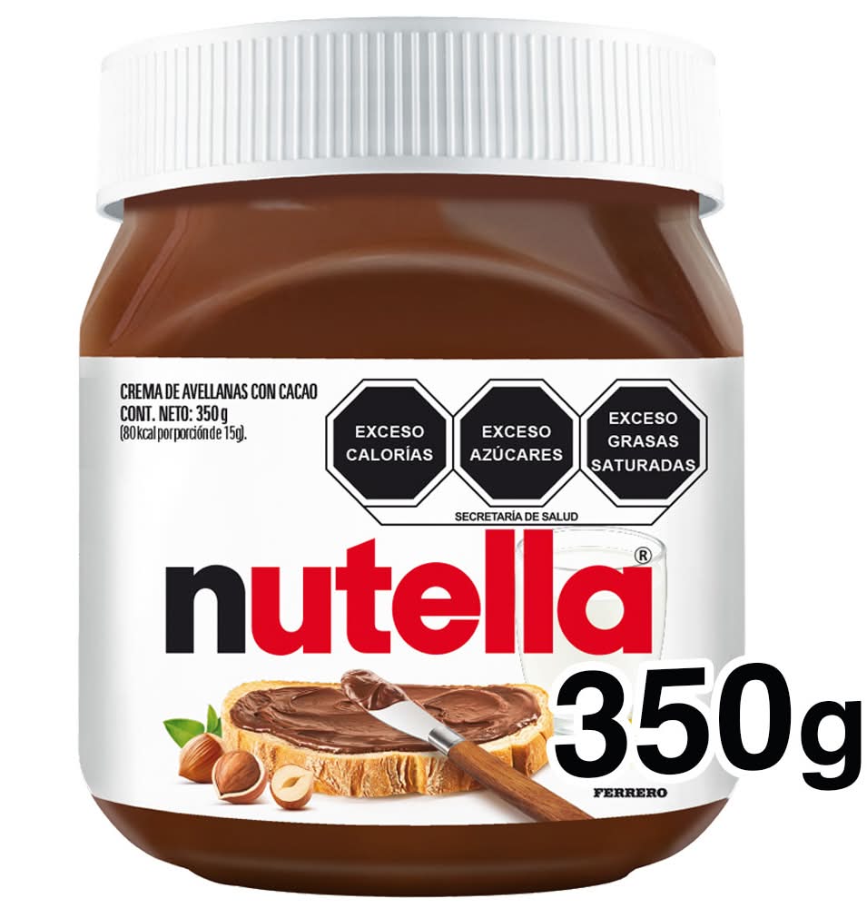 Nutella · Crema de avellanas con cacao para untar (350 g)