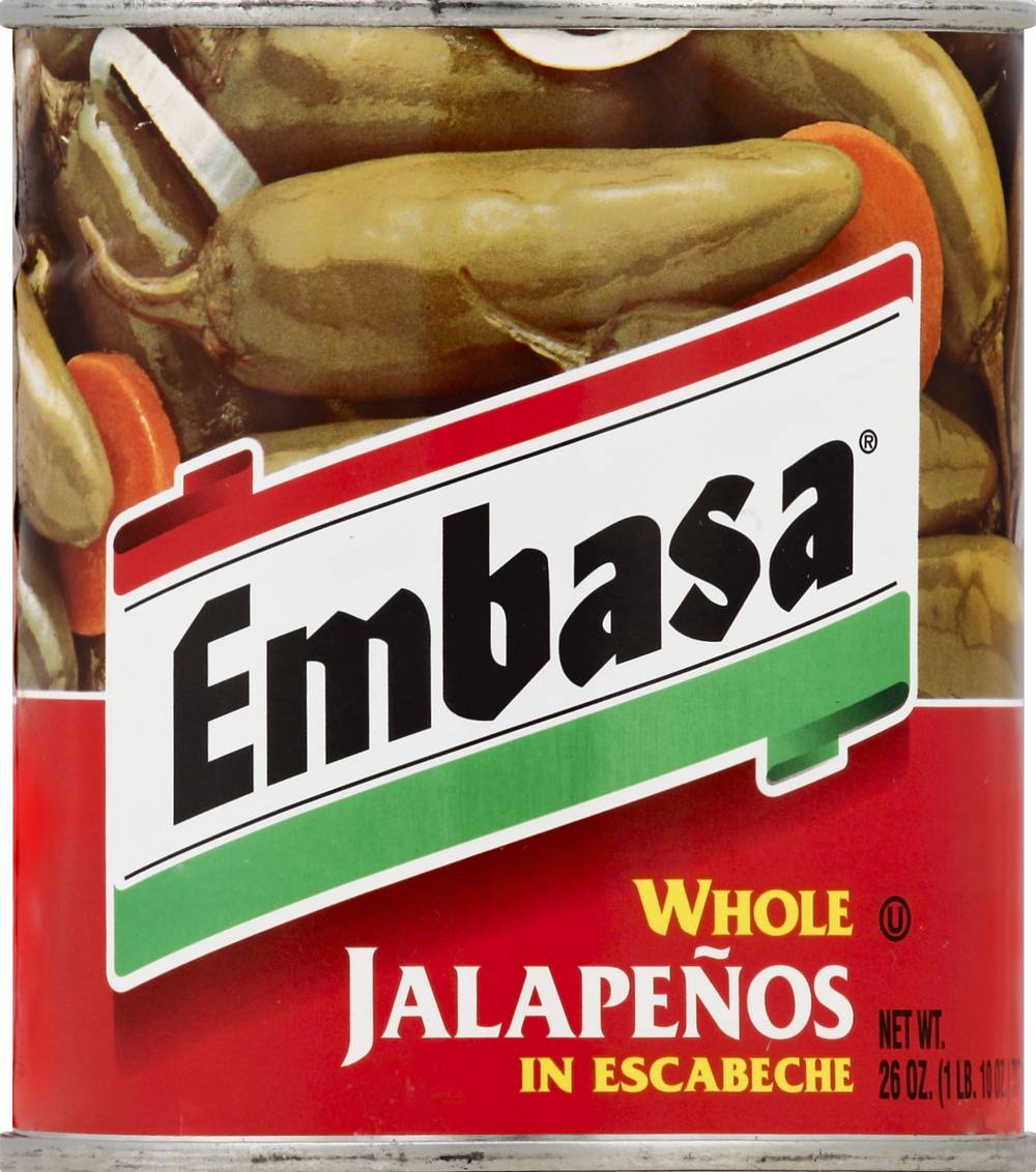 Embasa Whole Jalapenos in Escabeche (1.62 lbs)