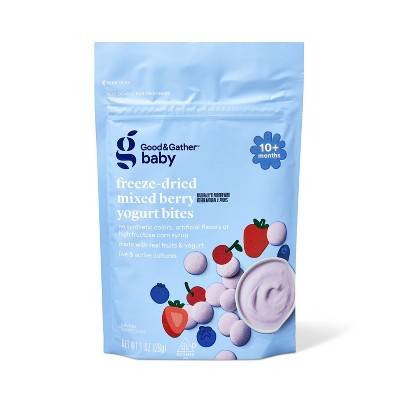 Good & Gather Berry Pink Yogurt Baby Bites - Mixed Berry (1 oz)