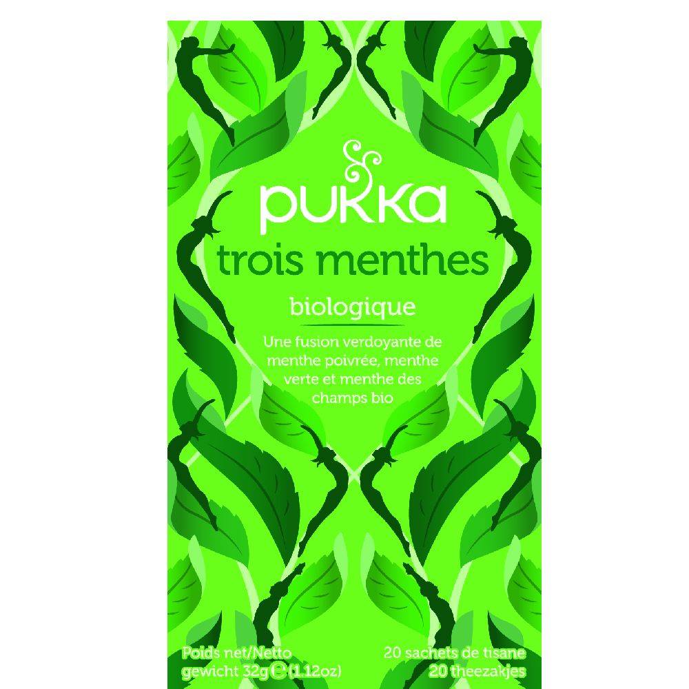 Pukka 3 menthes x20 - PUKKA - BIO