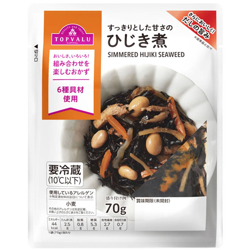 トップバリュ　ひじき煮/70g