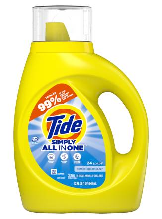 Tide Simply All in One Refreshing Breeze Liquid Laundry Detergent (32 fl oz)