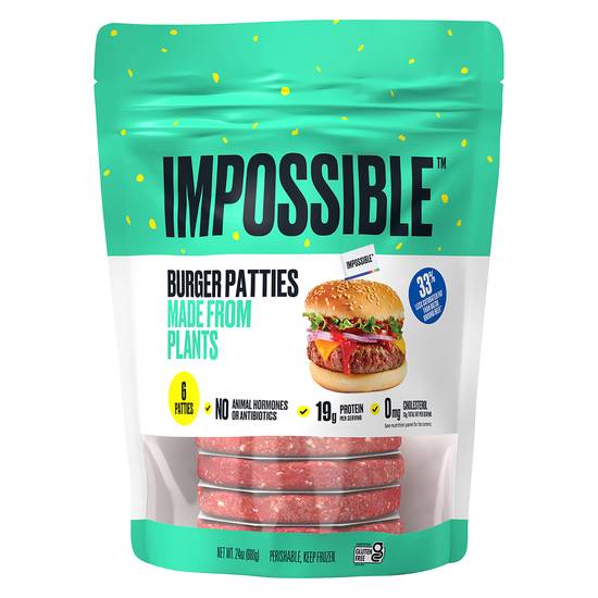 Impossible Burger Patties, 6 ct