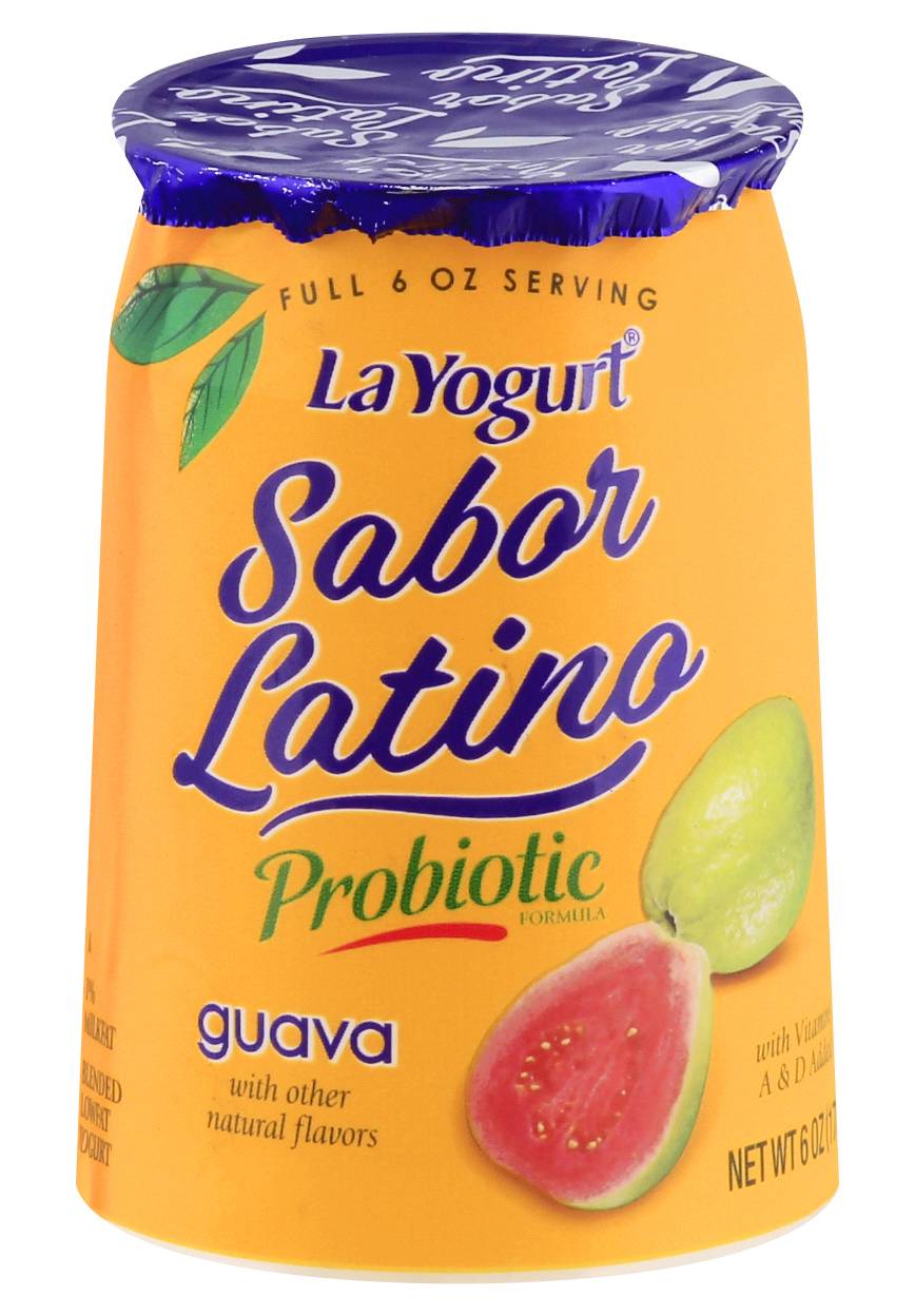 La Yogurt Sabor Latino Blended Lowfat Guava Yogurt (6 oz)