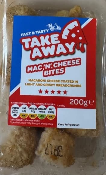 Take Away Mac 'N' Cheese Bites (200g)