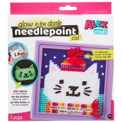 ALEX Toys: Needlepoint Glow-In-The-Dark, Cat