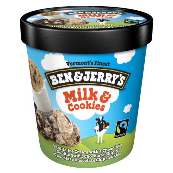 Ben & Jerry's Milk & Cookies Ice Cream 16oz