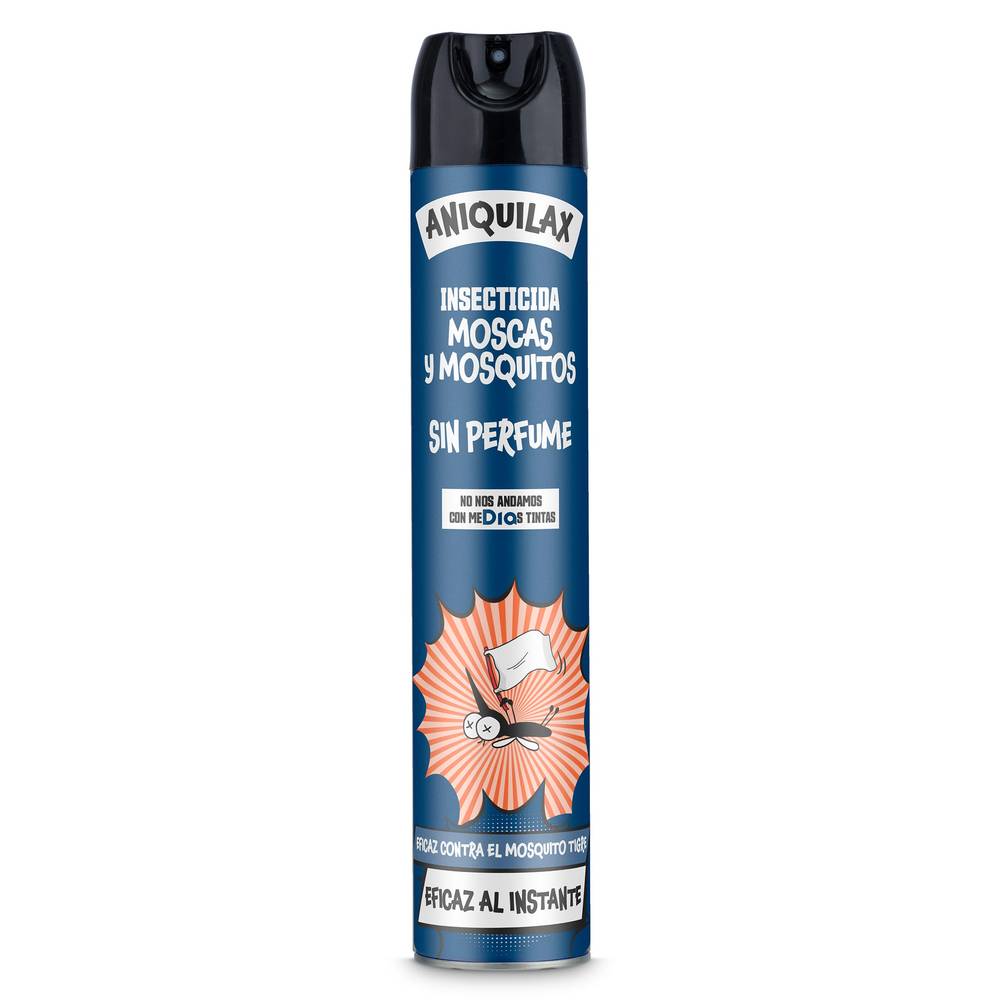 Insecticida Moscas Y Mosquitos Sin Perfume Aniquilax Spray 750 Ml