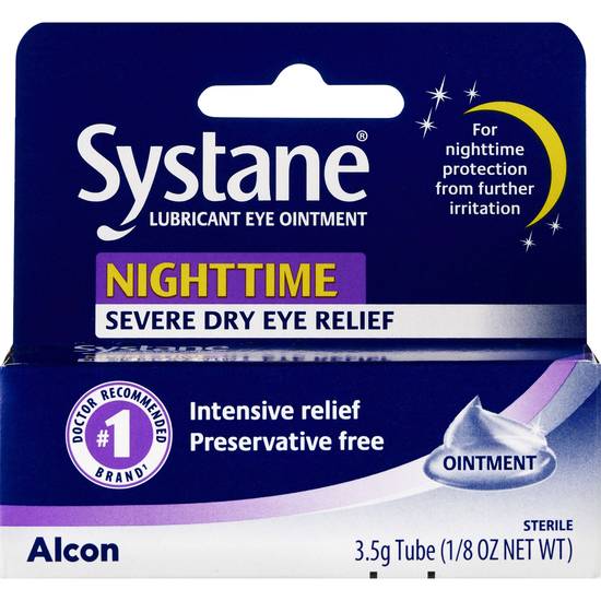Systane Nighttime Lubricant Eye Ointment, 0.12 OZ
