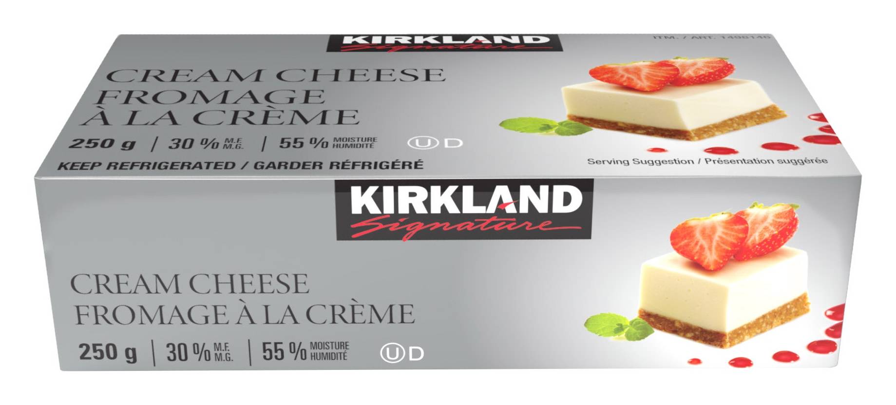 Kirkland Signature Cream Cheese (4 x 250 g)
