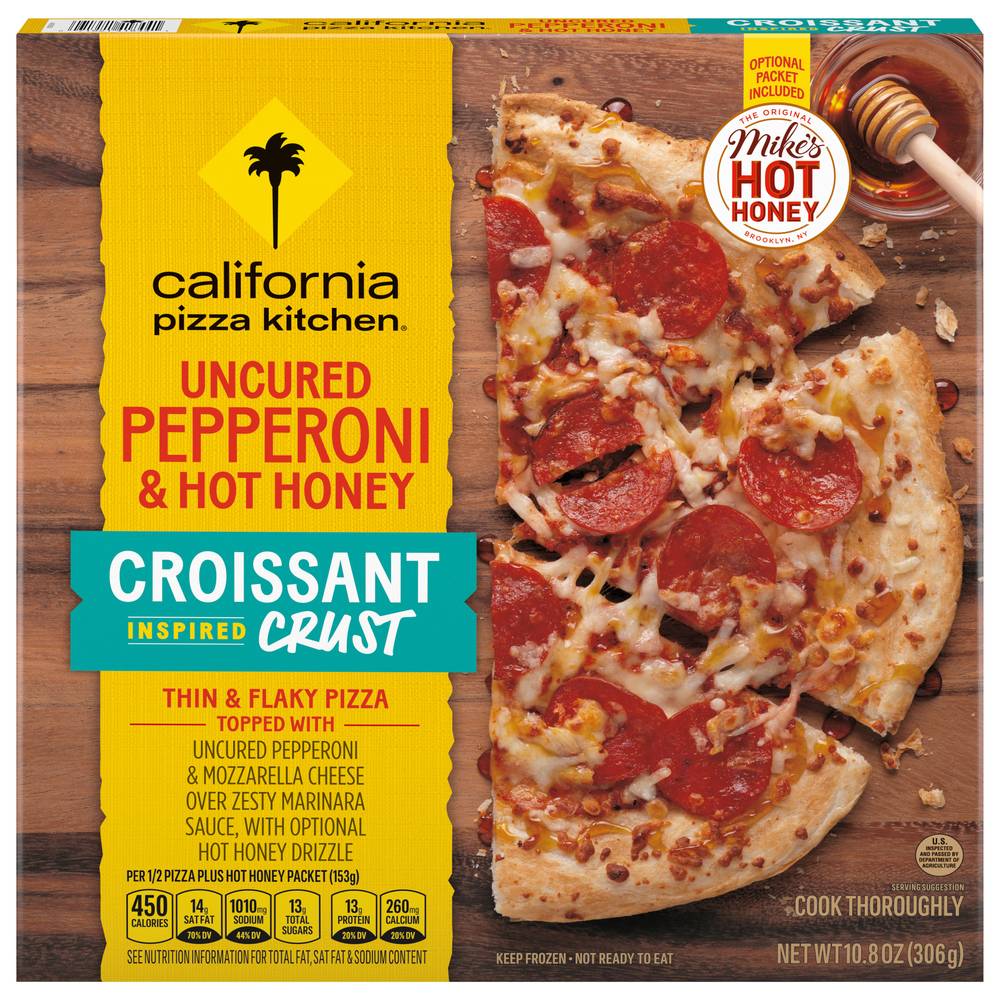 California Pizza Kitchen Uncured Pepperoni & Hot Honey Croissant Thin & Flaky Crust