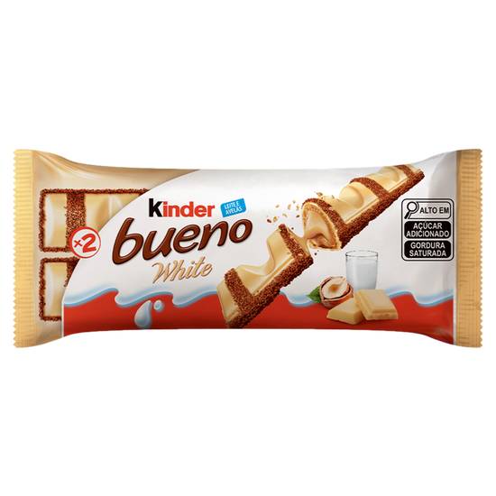 Ferrero chocolate recheado kinder bueno white (39 g)