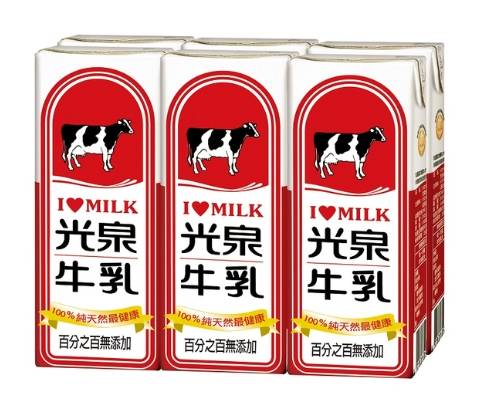 光泉全脂保久乳 | 6×200 ml #18002085