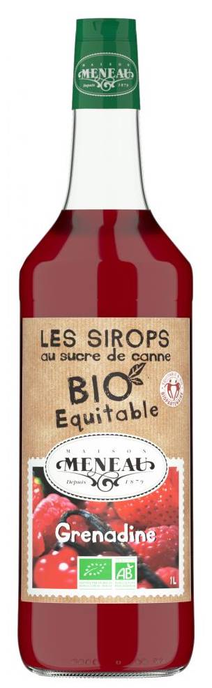 Meneau - Les sirops au sucre de canne grenadine (1L)