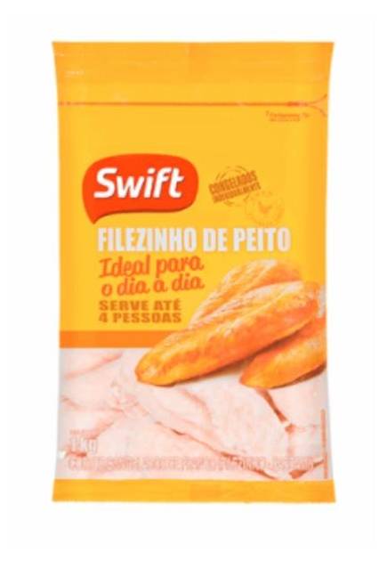 Swift filezinho de peito de frango sassami congelado (1 kg)