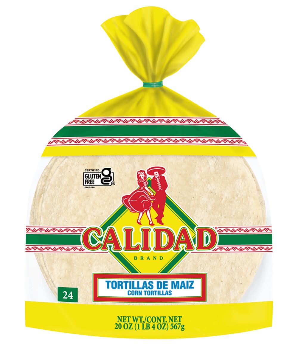 Calidad Corn Tortillas (25 oz, 30 ct)