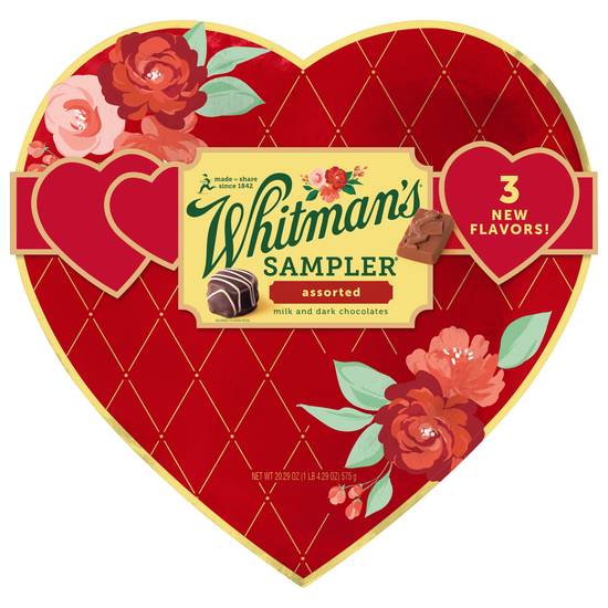 Whitman's Sampler Assorted Milk & Dark Chocolate Gift Box