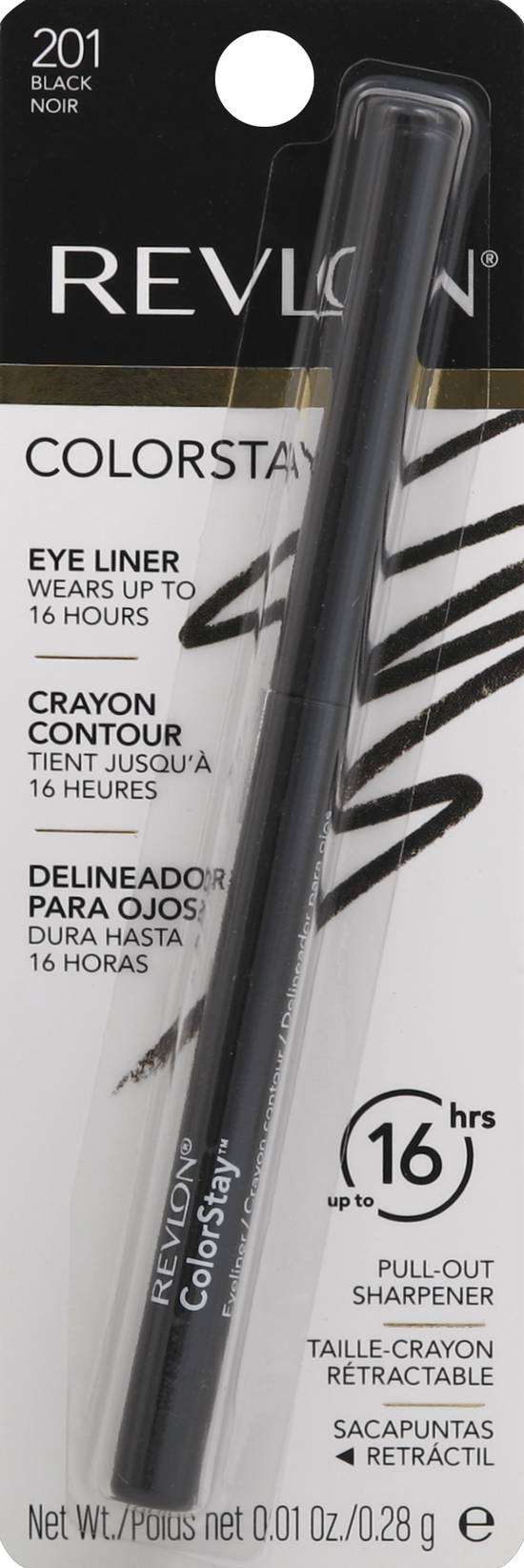 Revlon 201 Black Colorstay Eyeliner