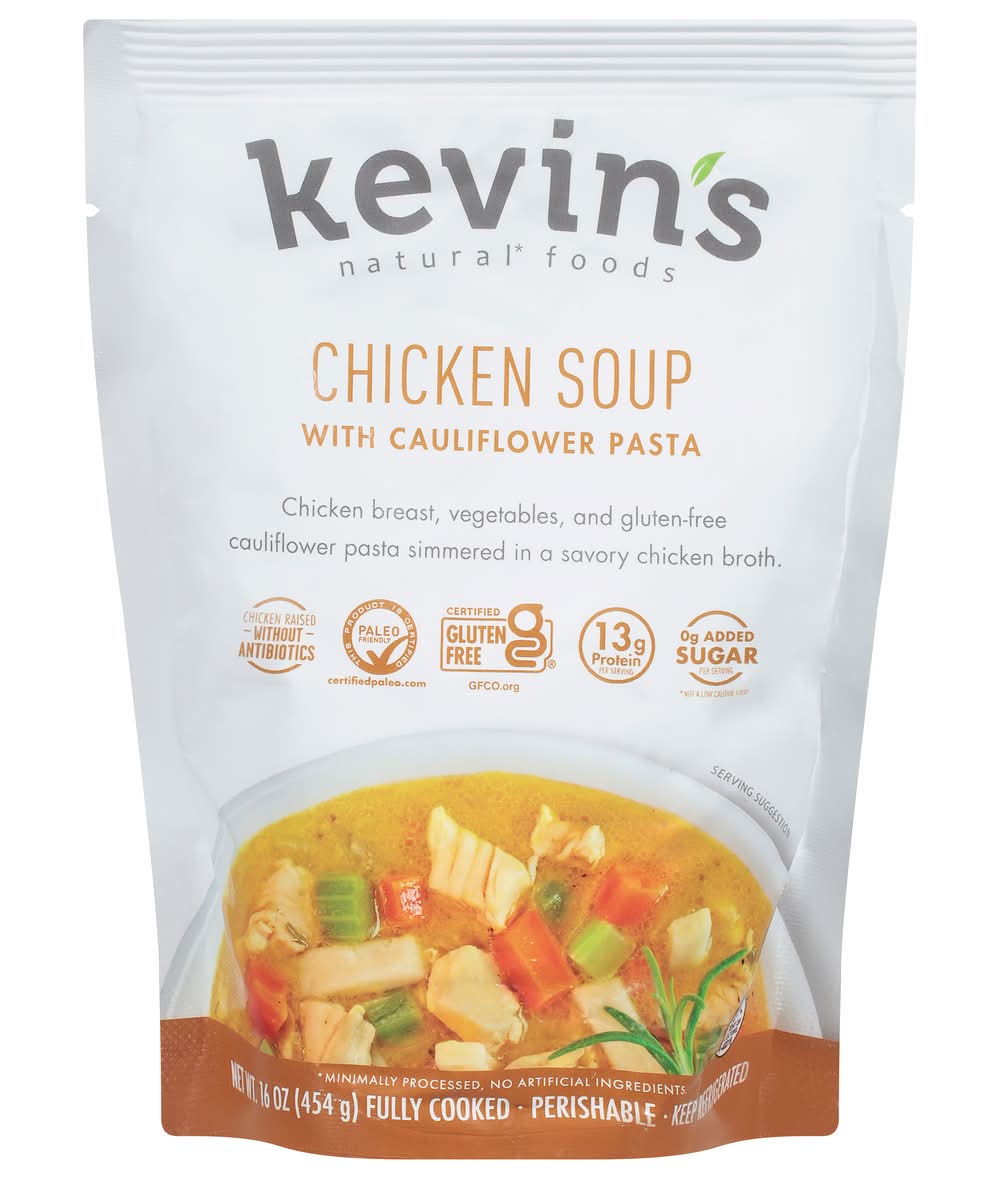 Kevin's Natural Foods Cauliflower Pasta Chicken Soup (16 oz)