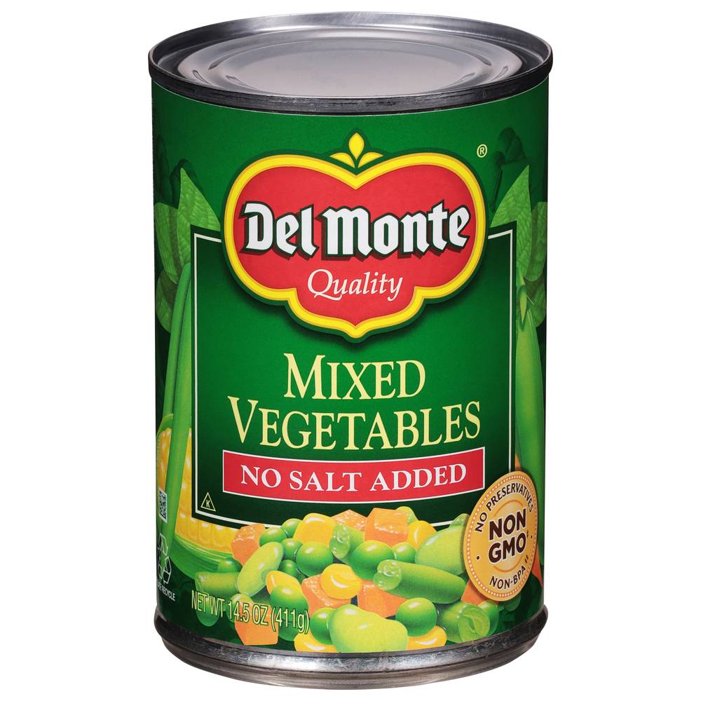 Del Monte No Salt Added Mixed Vegetables