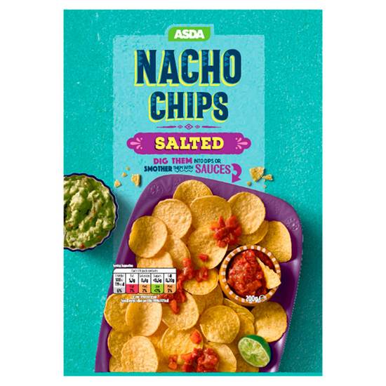 Asda Nacho Chips Salted 200g