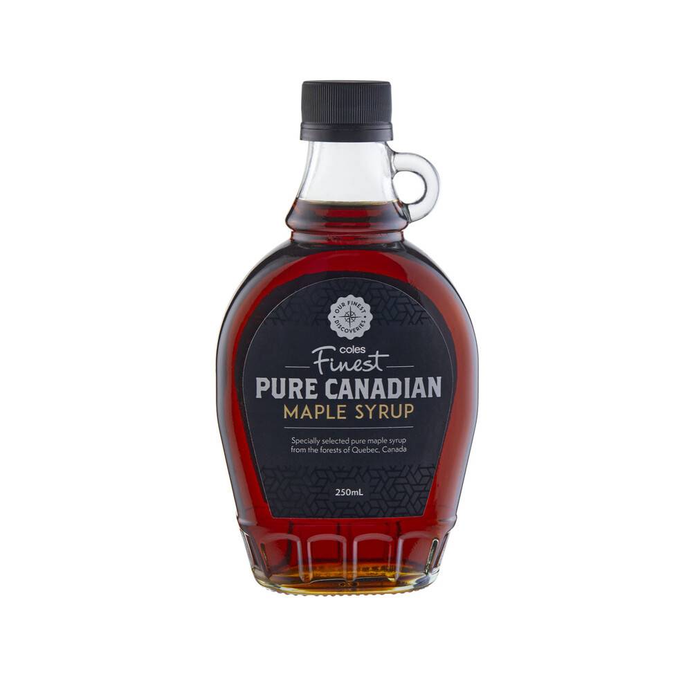 Coles Finest Pure Canadian Maple Syrup 250ml