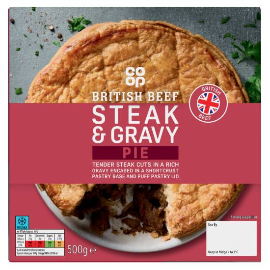 Co-op Steak Pie (500g)