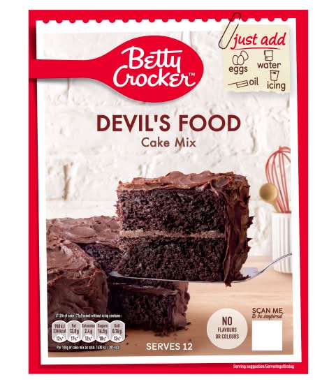 Betty Crocker Devil's Food Cake Mix (425g)