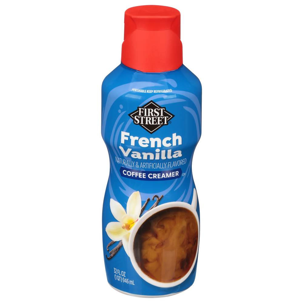 First Street Naturally & Artificially Flavored French Vanilla Coffee Creamer