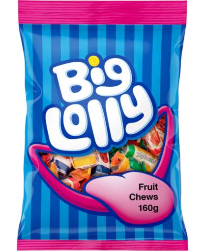 Big Lolly Fruit Chews 160g