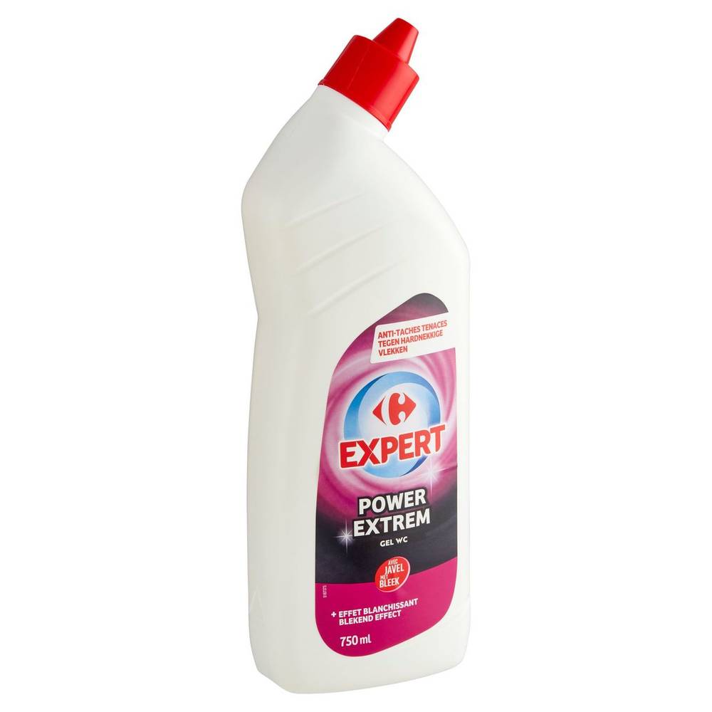 Carrefour Expert Power Clean Gel WC avec Javel 750 ml