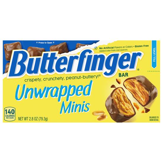 Butterfinger Unwrapped Minis Candy Bars