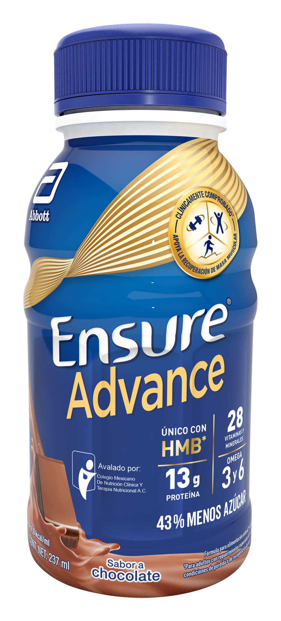 Ensure · Advance suplemento nutricional, chocolate (237 ml)