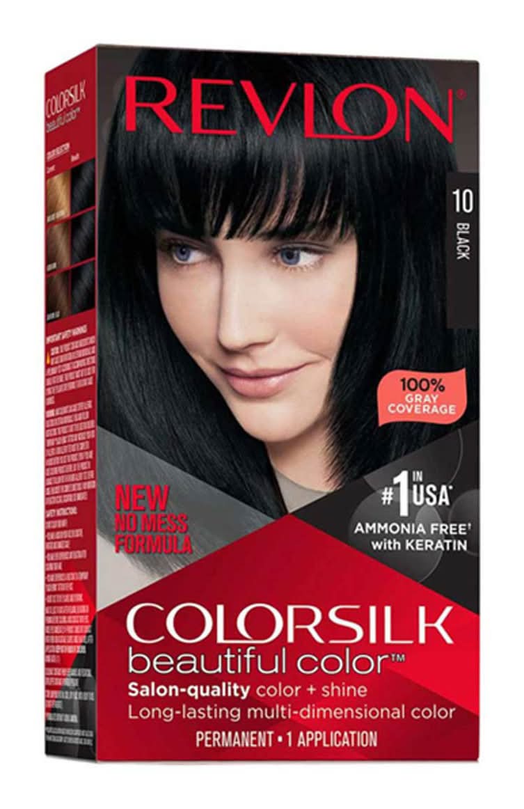 Revlon Colorsilk Permanent Hair Color - 10 Black 1 Ct