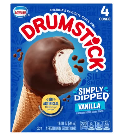 Nestlé Drumstick Sundae Cones, Vanilla Caramel (18.4 fl oz)