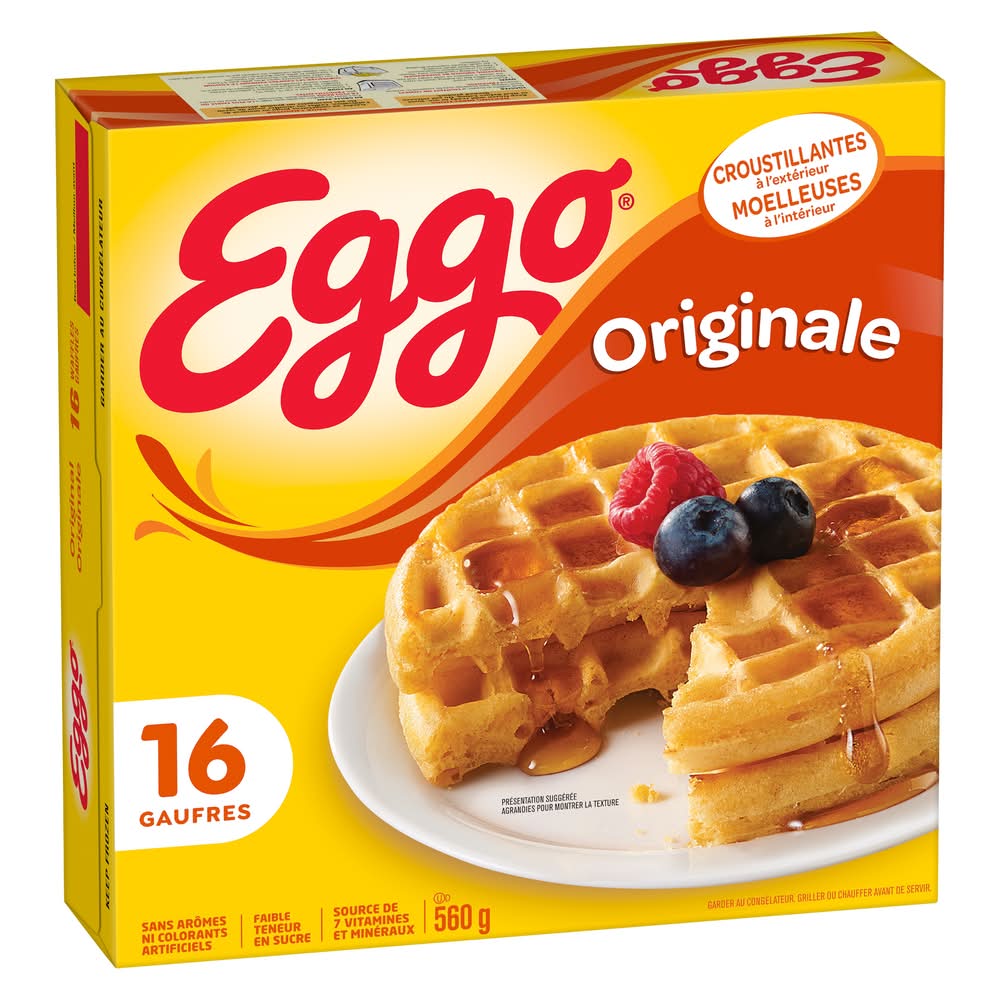 Eggo Frozen Waffles, Original (560 g, 16 ct)