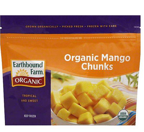 Earthbound Farm · Frozen mango chunks - Morceaux de mangue bio surgelés