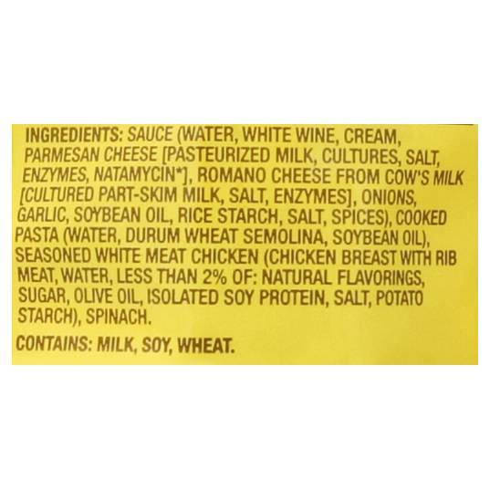Bertolli Chicken Florentine & Farfalle