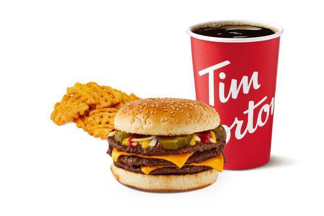 Tims® Triple Cheeseburger Meal