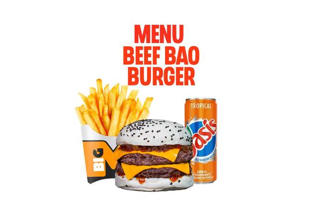 Menu Beef Bao Burger