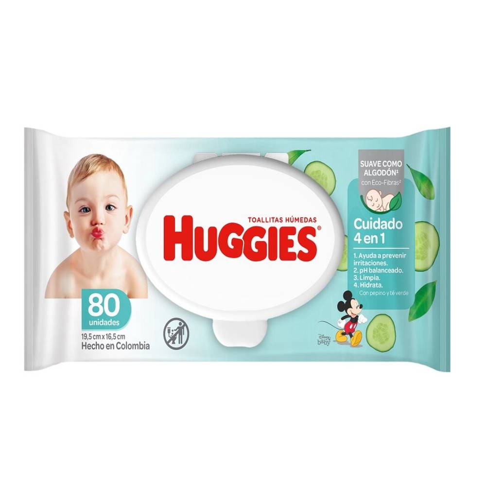 Toalla humeda Huggies one&done x 80 HUGGIES