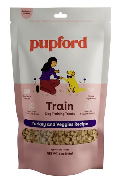 Pupford Freeze Dried Turkey and Veggies Dog Training Treats, 5 oz.